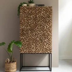 Opbergkast Sticks Teakhout, 180 x 90cm