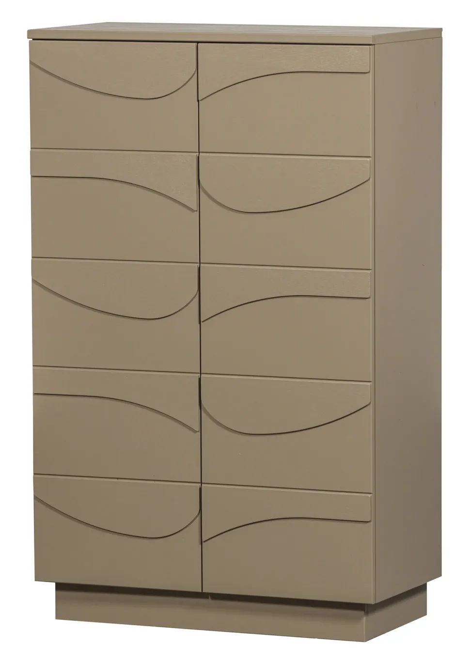 Opbergkast Teo 116 x 72cm, kleur Mud