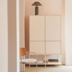 Opbergkast Vedrana 160 x 98cm, kleur Wit