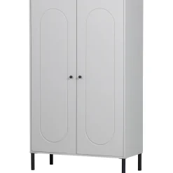 Opbergkast Xina Grenenhout, kleur Wolkengrijs