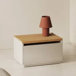 Opbergkist Abilen Eiken, 60 x 40cm, kleur Naturel