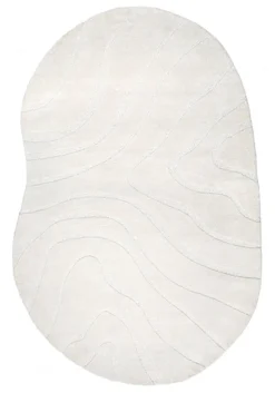 Organisch Vloerkleed Goa kleur Ivory