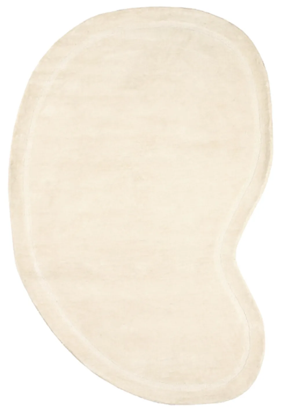 Organisch Vloerkleed Mody kleur Ivory