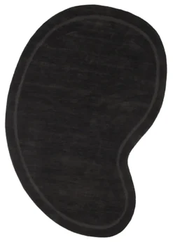 Organisch Vloerkleed Mody kleur Antraciet