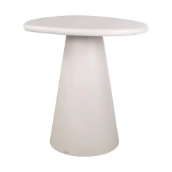 Organische Bartafel Bloomstone 110 x 88cm, kleur Wit