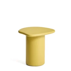 Organische Bjizettafel Macarella Beton, 48 x 47cm, kleur Mosterdgeel
