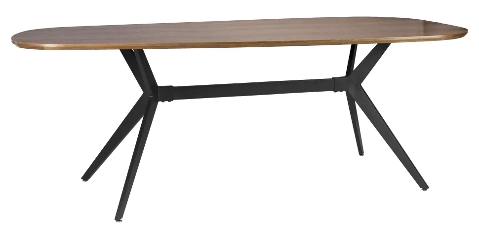 Organische Eettafel Lissete MDF, 180 x 90cm