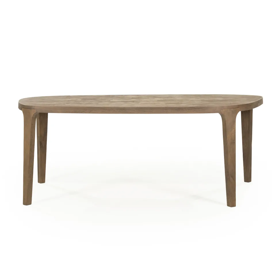 Organische Eettafel Taylor Mangohout