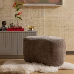 Organische Poef Popular Chenille