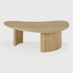 Organische Salontafel Boomerang Hout, 90 x 61cm
