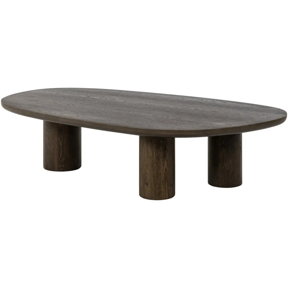 Organische Salontafel Ellington Hout, 150 x 80cm