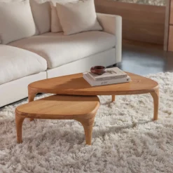 Organische Salontafel Isla Set van 2 stuks