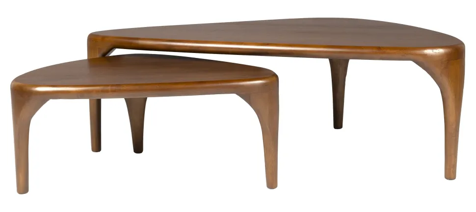 Organische Salontafel Isla Set van 2 stuks