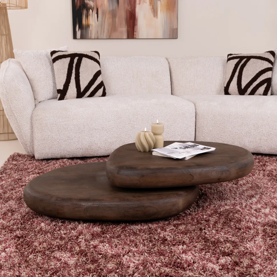 Organische Salontafel Kabo Mangohout