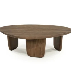 Organische Salontafel Maud Mangohout, 100 x 85cm