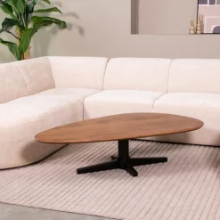 Organische Salontafel Rosie Mangohout, 140 x 75cm