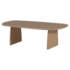 Organische Salontafel Tablo Eikenhout, kleur Naturel