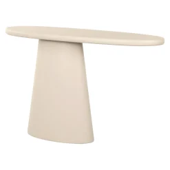 Organische Sidetable Clayton 129cm, kleur Beige