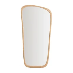 Organische Spiegel Alura Teakhout, 192 x 95cm