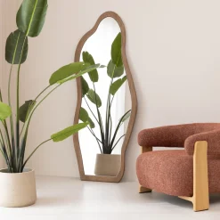 Organische Spiegel Laban Hout, 180 x 72cm