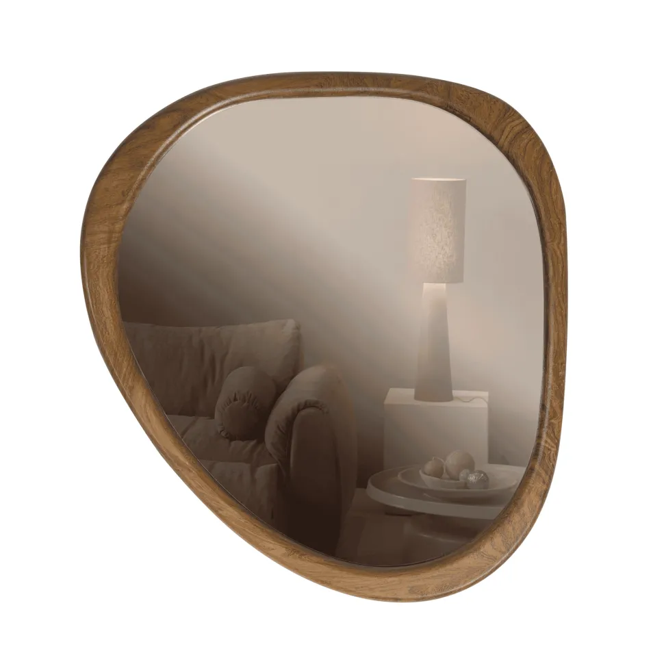 Organische Spiegel Leif MDF, 48 x 44cm