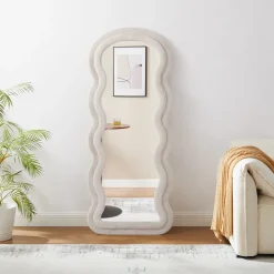 Organische Spiegel Loria Imitatiebont 170 x 70cm