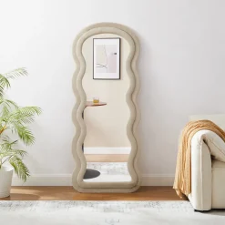 Organische Spiegel Loria Imitatiebont 170 x 70cm