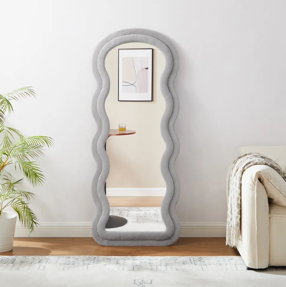 Organische Spiegel Loria Imitatiebont 170 x 70cm