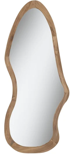 Organische Spiegel Mateo Teakhout, 200 x 85cm