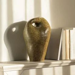 Ornament Mendi Aardewerk, 34cm hoog