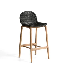 Outdoor Barkruk Alipa Acaciahout en touw (zithoogte 75cm)