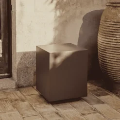 Outdoor Bijzettafel Rustella 35 x 35cm, kleur Bruin