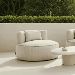 Outdoor Draaifauteuil Nammos kleur Beige