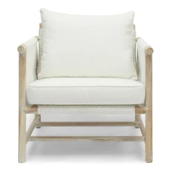 Outdoor Loungestoel Saint Tropez Teakhout en touw