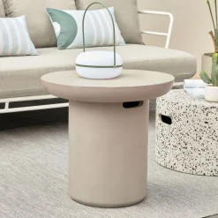 Outdoor Salontafel Taimi Ø50cm, kleur Grijs