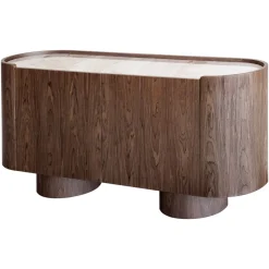 Ovaal Dressoir Callahan Keramiek, 160cm