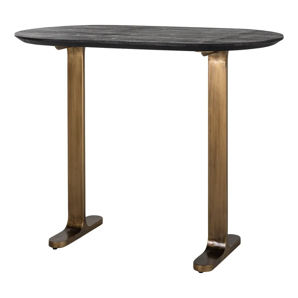 Ovale Bartafel Revelin Mangohout, 140 x 75cm