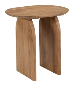 Ovale Bijzettafel Sequia Acaciahout, 60 x 45cm