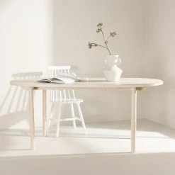 Ovale Eettafel Brandee MDF, 180 x 90cm