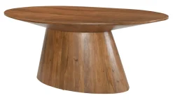 Ovale Eettafel Elicia Mangohout, 210 x 100cm