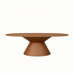 Ovale Eettafel Jagger Naturel Mangohout, 240 x 110cm