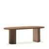 Ovale Eettafel Nealy Walnootfineer
