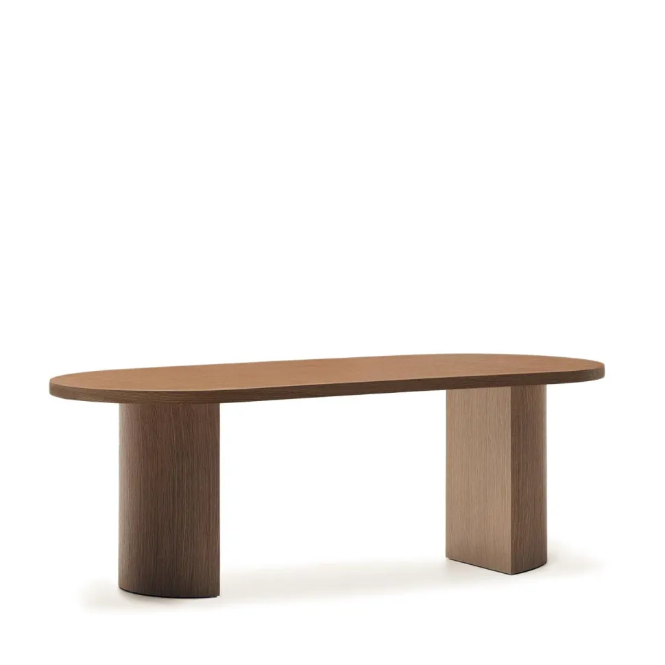 Ovale Eettafel Nealy Walnootfineer