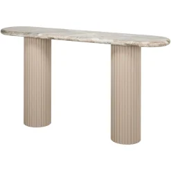 Ovale Sidetable Coronel Marmer, 160cm