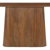 Ovale Sidetable Dyann Mangohout, 140cm