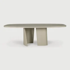 Ovale Tuintafel Canyon Beton, 230 x 115cm