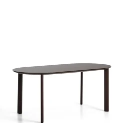 Ovale Tuintafel Erice kleur Bruin