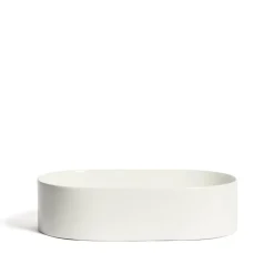 Ovale Waskom Ovara Keramiek, 50 x 31cm