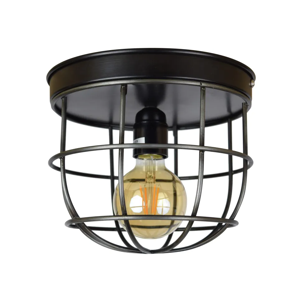Plafondlamp Barn Large Ø22, kleur Vintage Black