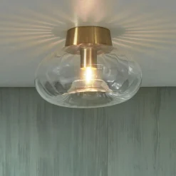 Plafondlamp Brussels Glas, 28cm